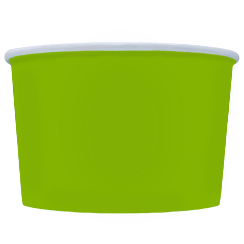 16 oz Green Ice Cream Cups 1,000/Case