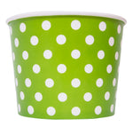 4 oz Green Polka Dot Cups 1,000/Case