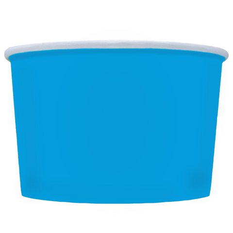 8 oz Blue Ice Cream Cups 1,000/Case