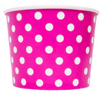 8 oz Pink Polka Dot Cups 1,000/Case