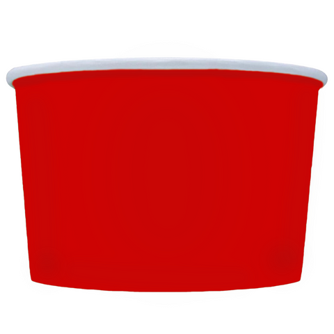 4 oz Red Ice Cream Cups 1,000/Case