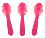 Pink Taster Spoons