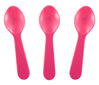Pink Taster Spoons