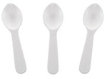 White Taster Spoons