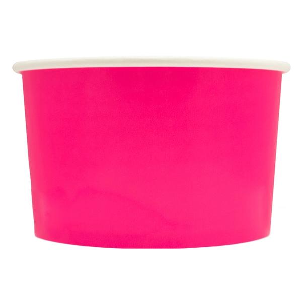 12 oz Pink Ice Cream Cups 1,000/Case – MyYogurtSupplies.Com