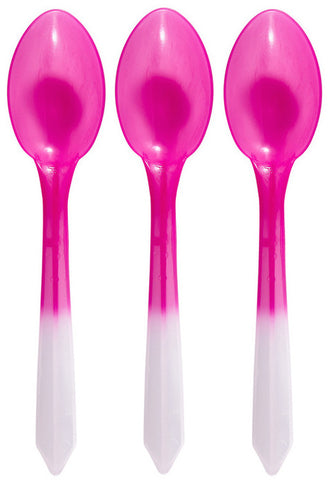 Color Changing Spoons (Clear to Pink)