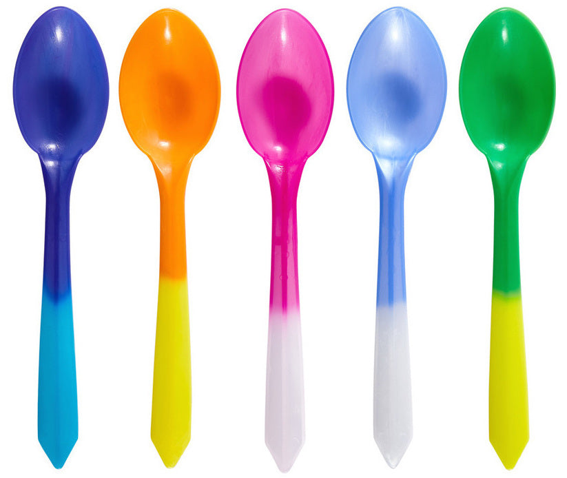 Small Spoons Color Color Changing Spoons (Mixed Colors) – MyYogurtSupplies.Com