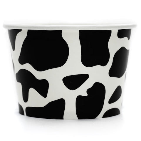 12 oz Cow Ice Cream Cups 1,000/Case